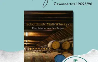 Selfpublishing Buchpreis 2025/26: Gewinnertitel Schottlands Malt-Whiskys