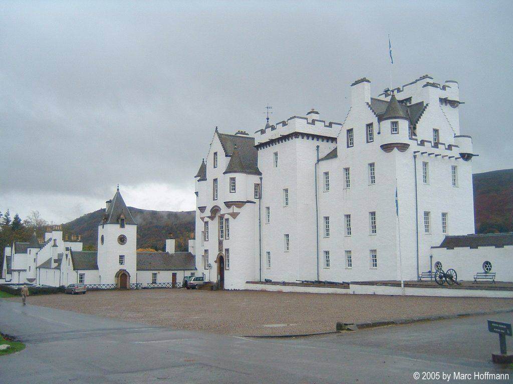 Blair Castle in den Schottischen Highlands