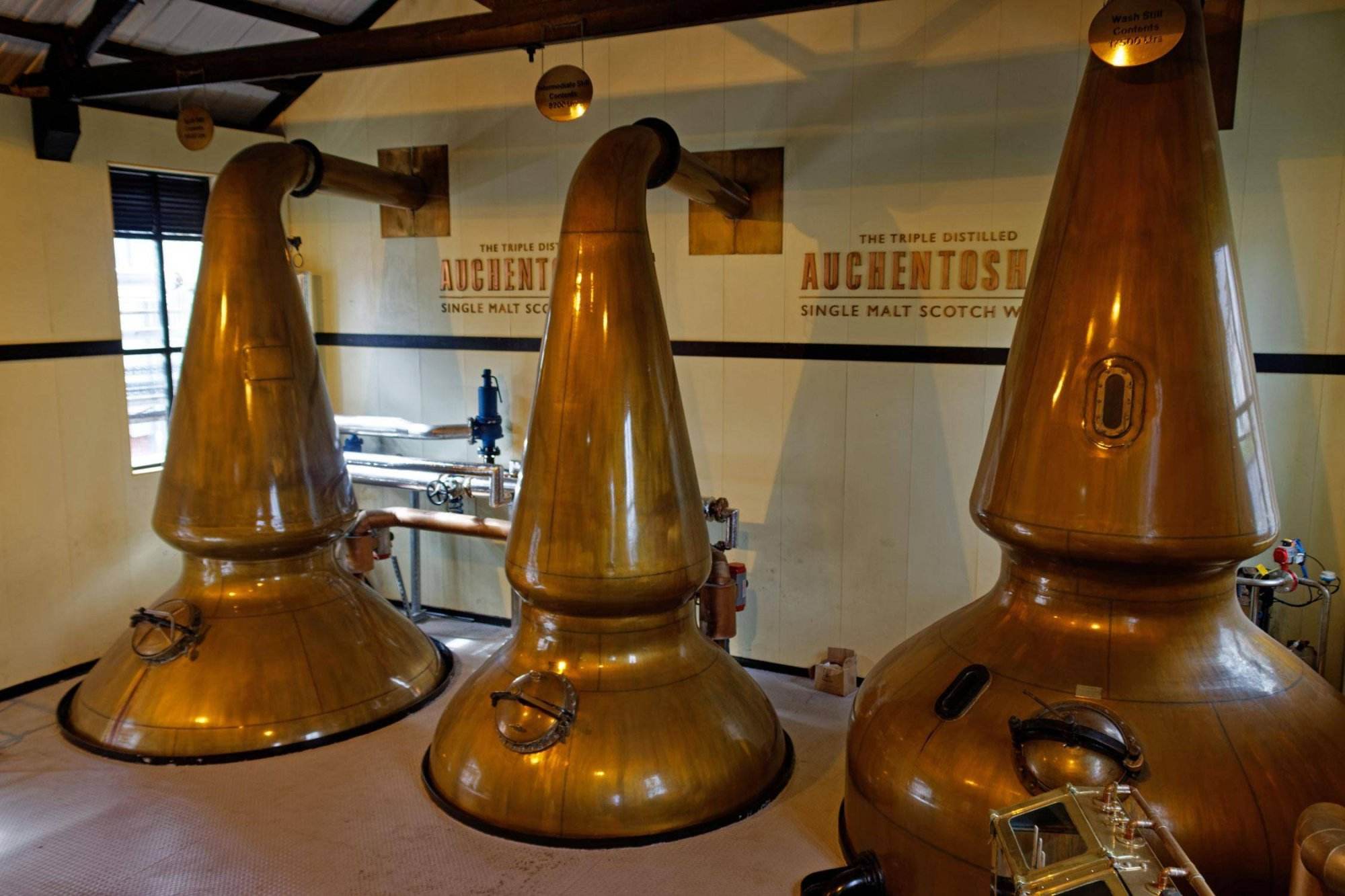 Auchentoshan Distillery – Stills Auchentoshan Distillery - Stills